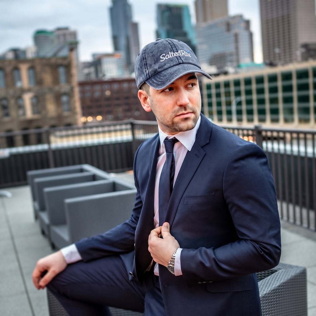 SaltedRae Vintage Navy Cap